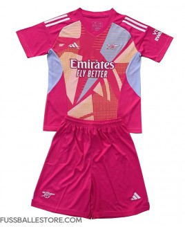 Günstige Arsenal Torwart Auswärts Trikotsatzt Kinder 2024-25 Kurzarm (+ Kurze Hosen)